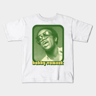 Bobby Womack /// Retro Style Fan Art Design Kids T-Shirt